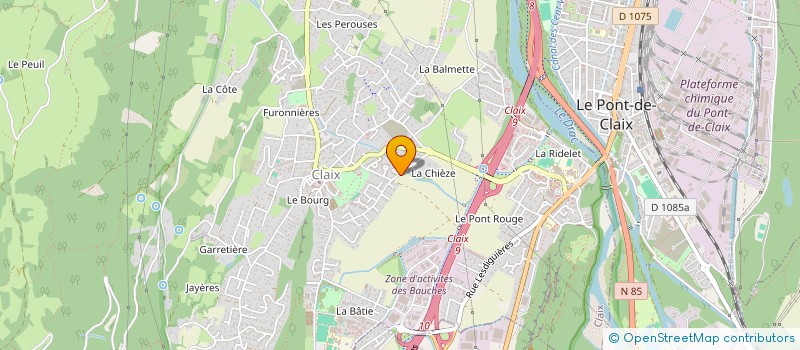 localisation de l'entreprise MADAME PAULE LESTIEVANT  CLAIX