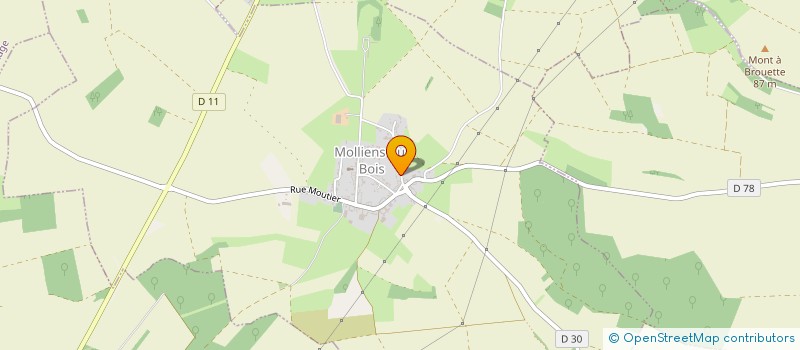 localisation de l'entreprise MADAME PAULE LOMBARD  MOLLIENS-AU-BOIS