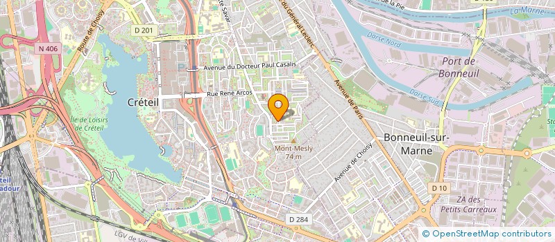 localisation de l'entreprise MADAME PAULE MASSAMBA ZABANA  CRETEIL