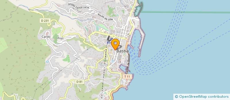 localisation de l'entreprise MADAME PAULE MATTEI à BASTIA