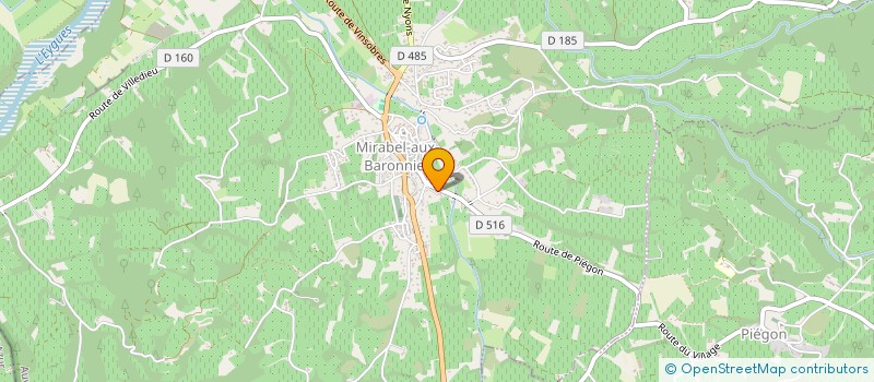 localisation de l'entreprise MADAME PAULE METIVIER  MIRABEL-AUX-BARONNIES