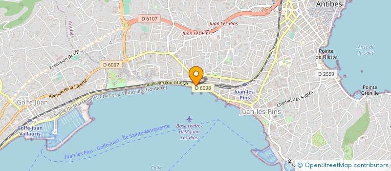 localisation de l'entreprise MADAME PAULE MIGAUD à ANTIBES
