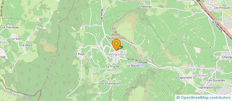 localisation de l'entreprise MADAME PAULE MOREL à VERGISSON