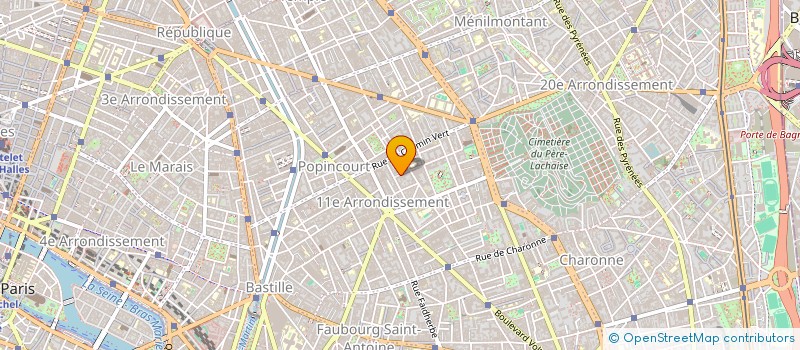 localisation de l'entreprise MADAME PAULE MORGAUT  PARIS