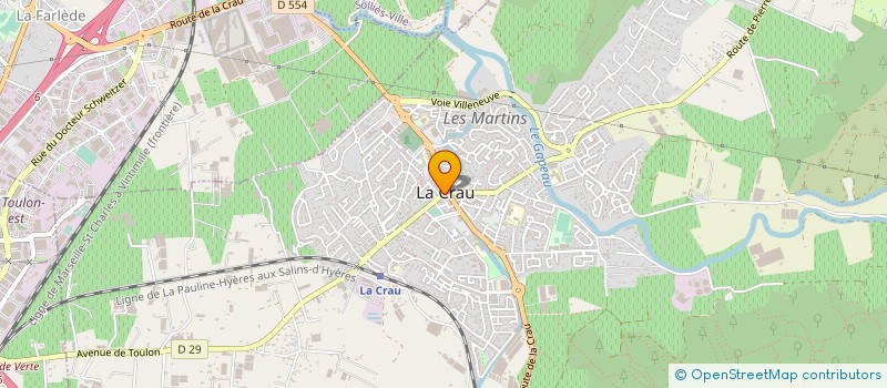 localisation de l'entreprise MADAME PAULE PAILLOUX  LA CRAU