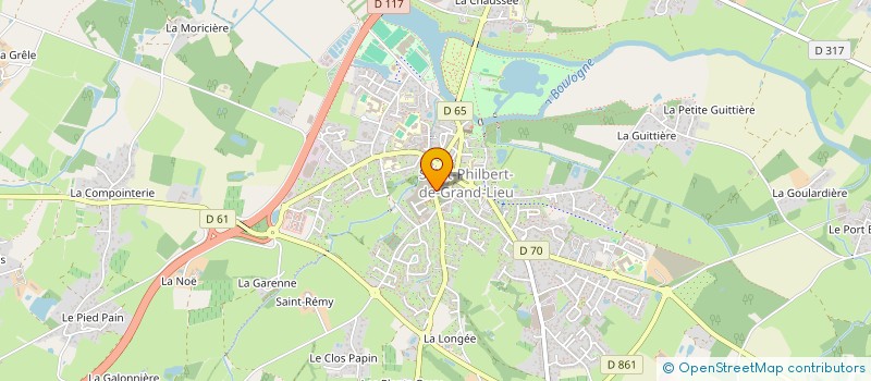 localisation de l'entreprise MADAME PAULE PENNETIER  SAINT-PHILBERT-DE-GRAND-LIEU