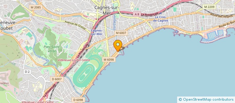 localisation de l'entreprise MADAME PAULE PEREZ à CAGNES-SUR-MER
