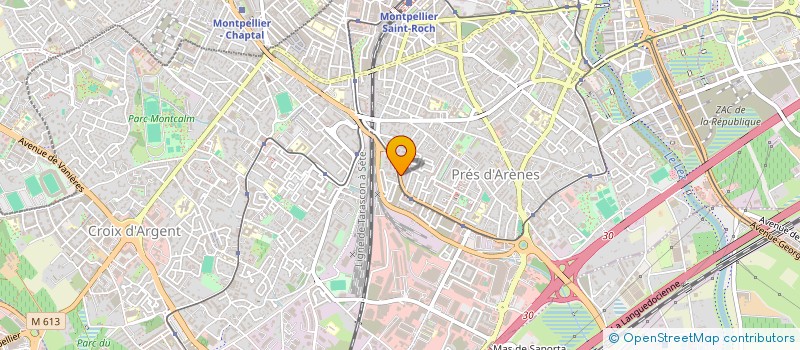 localisation de l'entreprise MADAME PAULE PERRIER à MONTPELLIER