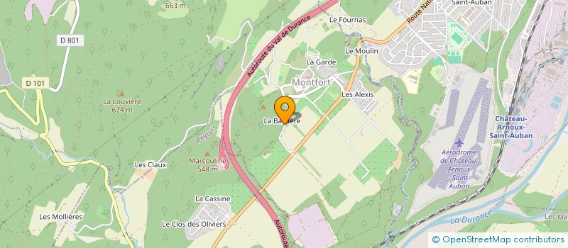 localisation de l'entreprise MADAME PAULE PERRY  MONTFORT