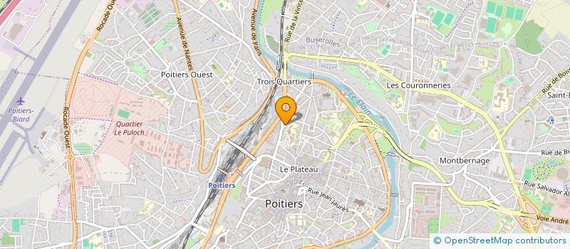localisation de l'entreprise MADAME PAULE RANGER à POITIERS