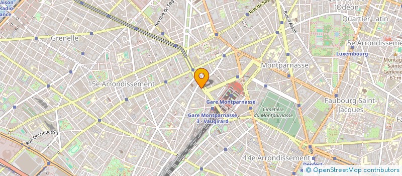 localisation de l'entreprise MADAME PAULE RIBES  PARIS