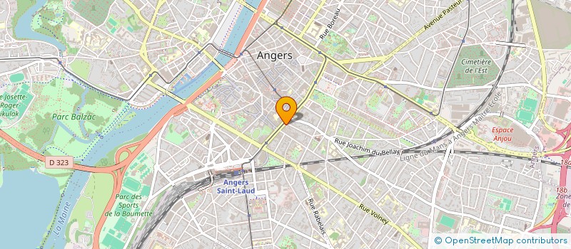 localisation de l'entreprise MADAME PAULE RICHOU à ANGERS