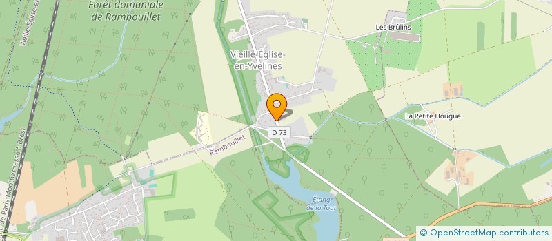 localisation de l'entreprise MADAME PAULE ROUGET  VIEILLE-EGLISE-EN-YVELINES