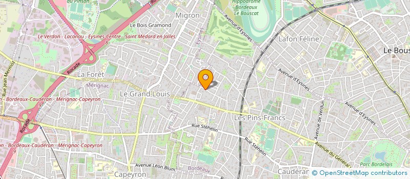 localisation de l'entreprise MADAME PAULE SANANES à BORDEAUX