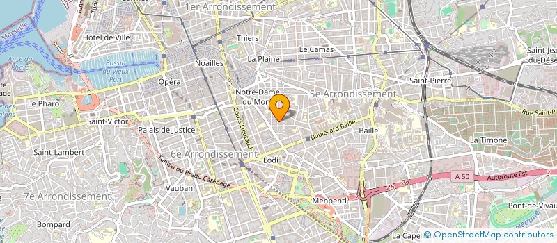 localisation de l'entreprise MADAME PAULE SARDOU à MARSEILLE