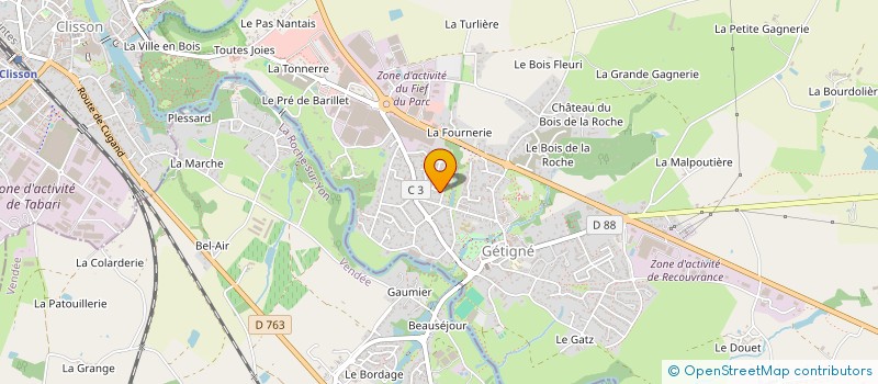 localisation de l'entreprise MADAME PAULE SAVARY à BOUSSAY