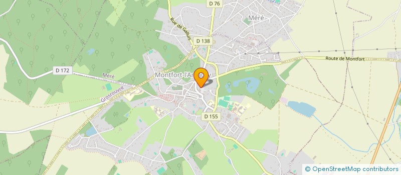 localisation de l'entreprise MADAME PAULE SORIN  MONTFORT-L'AMAURY