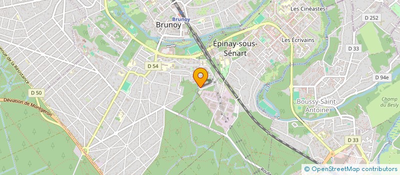 localisation de l'entreprise MADAME PAULE THEVENEAU  EPINAY-SOUS-SENART