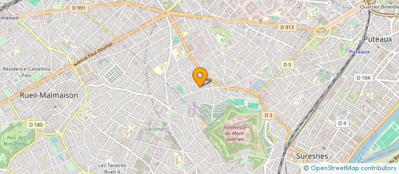 localisation de l'entreprise MADAME PAULE TISON à NANTERRE