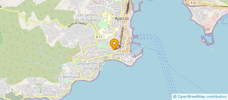 localisation de l'entreprise MADAME PAULE TROJANI à AJACCIO