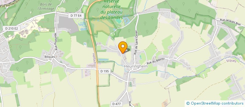 localisation de l'entreprise MADAME PAULE VANTHOURNOUT  HEURINGHEM