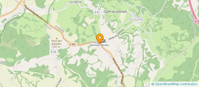 localisation de l'entreprise MADAME PAULE VERDIE  GINOUILLAC