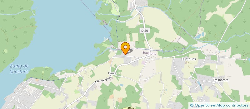 localisation de l'entreprise MADAME PAULE WAROT  AZUR