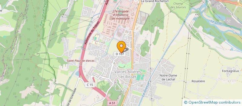 localisation de l'entreprise MADAME PAULE ZAMITH à VARCES-ALLIERES-ET-RISSET