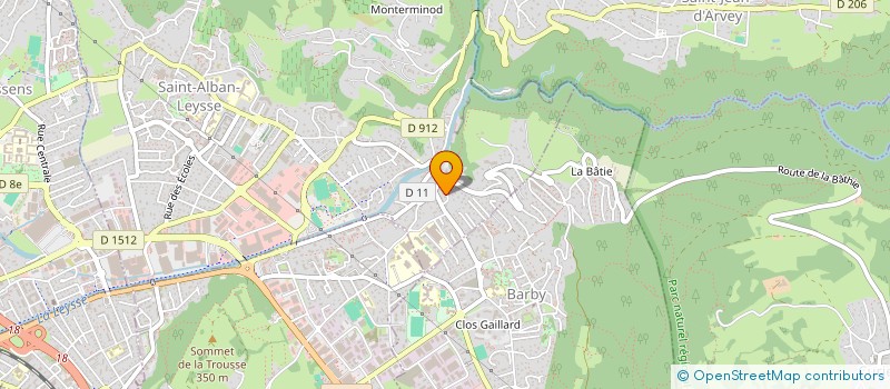 localisation de l'entreprise MADAME PAULE ZULIANELLO  SAINT-ALBAN-LEYSSE