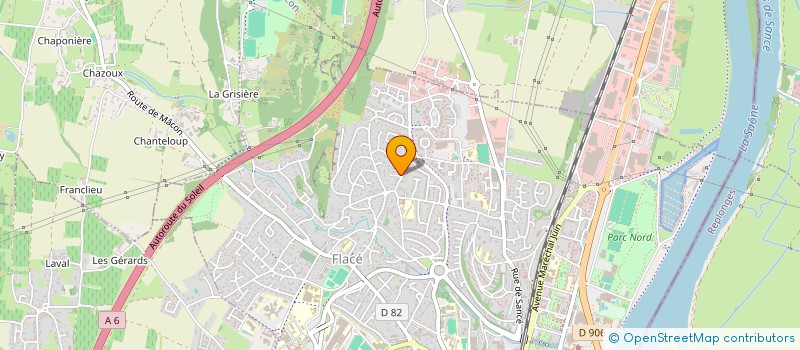 localisation de l'entreprise MADAME PAULETTE ALAINE  MACON