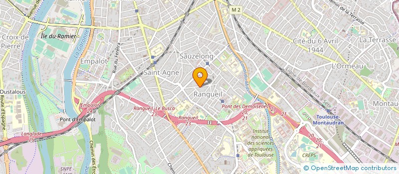 localisation de l'entreprise MADAME PAULETTE ANDRAUD  TOULOUSE