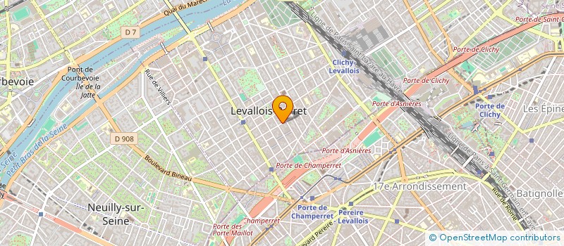 localisation de l'entreprise MADAME PAULETTE ARNAUD à LEVALLOIS-PERRET