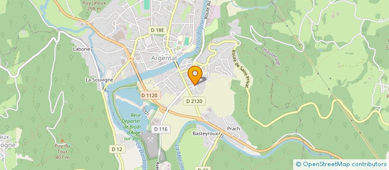 localisation de l'entreprise MADAME PAULETTE AURIAC  HAUTEFAGE