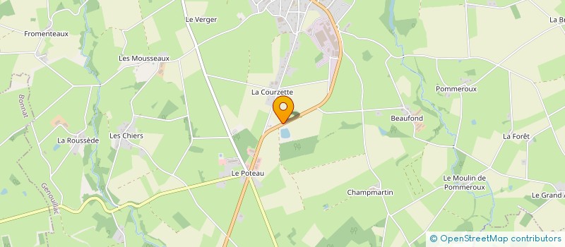 localisation de l'entreprise MADAME PAULETTE AUROY à NOUZIERS