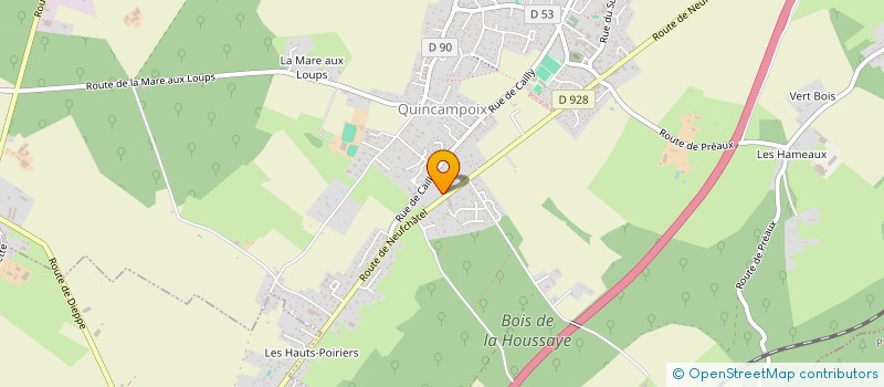 localisation de l'entreprise MADAME PAULETTE BACHELET  QUINCAMPOIX