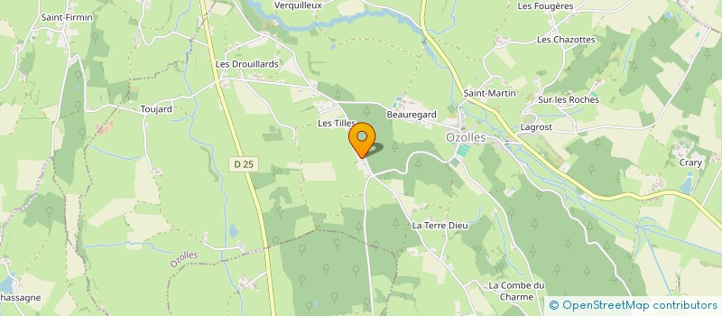 localisation de l'entreprise MADAME PAULETTE BAJARD  OZOLLES