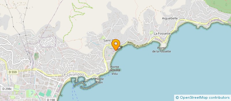 localisation de l'entreprise MADAME PAULETTE BAUBRY à LE LAVANDOU