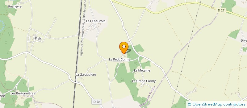 localisation de l'entreprise MADAME PAULETTE BAUDIN à VALENCE-EN-POITOU