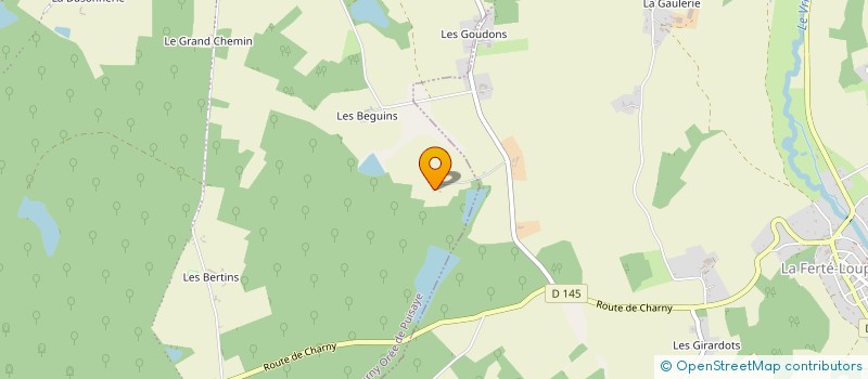 localisation de l'entreprise MADAME PAULETTE BAUDOIN  CHARNY OREE DE PUISAYE