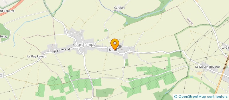 localisation de l'entreprise MADAME PAULETTE BEAUMONT  COURCHAMPS