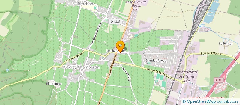 localisation de l'entreprise MADAME PAULETTE BEAUMONT  GEVREY-CHAMBERTIN