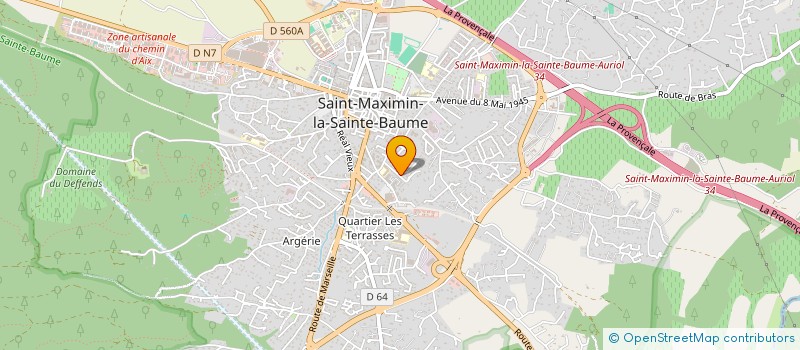 localisation de l'entreprise MADAME PAULETTE BERTELLI à SAINT-MAXIMIN-LA-SAINTE-BAUME