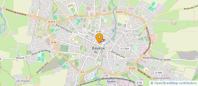 localisation de l'entreprise MADAME PAULETTE BETTON  BAYEUX