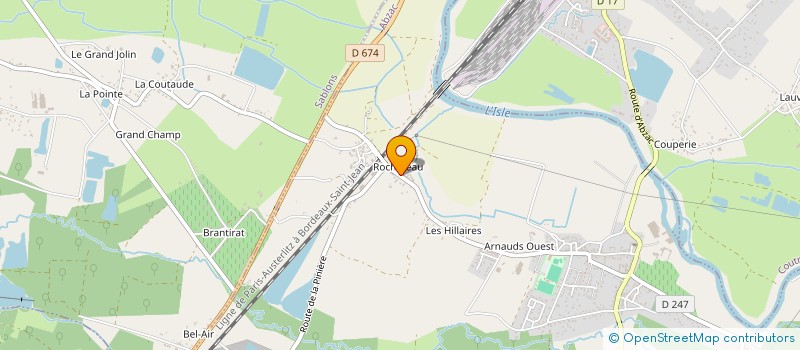 localisation de l'entreprise MADAME PAULETTE BEYNARD  ABZAC