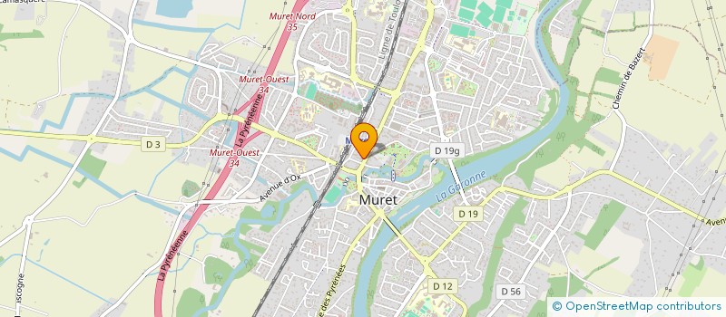 localisation de l'entreprise MADAME PAULETTE BILLE  MURET