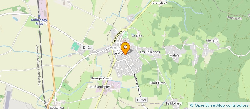 localisation de l'entreprise MADAME PAULETTE BLANC à AMBRONAY