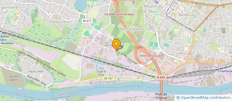 localisation de l'entreprise MADAME PAULETTE BLEVIN  SAINT-HERBLAIN