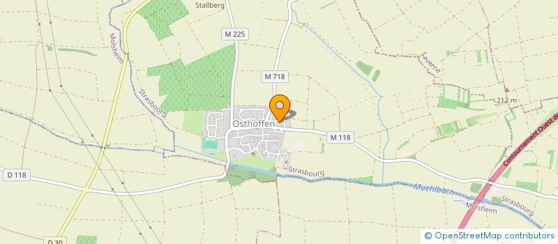 localisation de l'entreprise MADAME PAULETTE BOEHLER  OSTHOFFEN