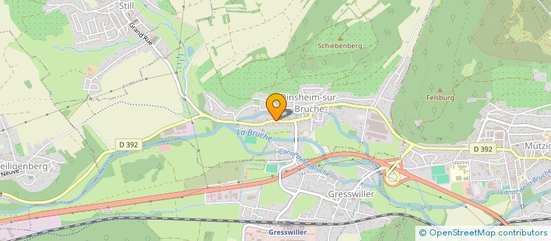 localisation de l'entreprise MADAME PAULETTE BOEHMANN  DINSHEIM-SUR-BRUCHE