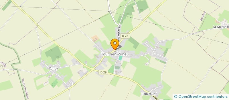 localisation de l'entreprise MADAME PAULETTE BOLLAERT à TOURS-EN-VIMEU